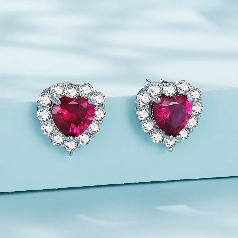 (immagine per) Pandora Stile Zircone Orecchini a Perno dell'Amore - SCE1577 - Visualizza 2