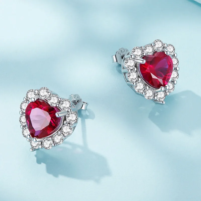 (immagine per) Pandora Stile Zircone Orecchini a Perno dell'Amore - SCE1577 - Visualizza 4
