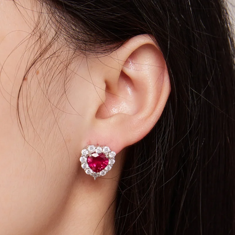 (immagine per) Pandora Stile Zircone Orecchini a Perno dell'Amore - SCE1577 - Visualizza 6