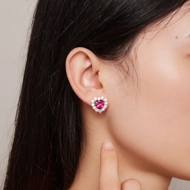 (immagine per) Pandora Stile Zircone Orecchini a Perno dell'Amore - SCE1577 - Visualizza 7