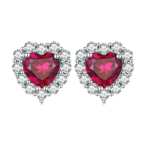 (immagine per) Pandora Stile Zircone Orecchini a Perno dell'Amore - SCE1577