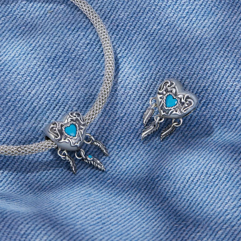 (immagine per) Pandora Style Ciondolo Dream Catcher Retrò - SCC2567 - Visualizza 4