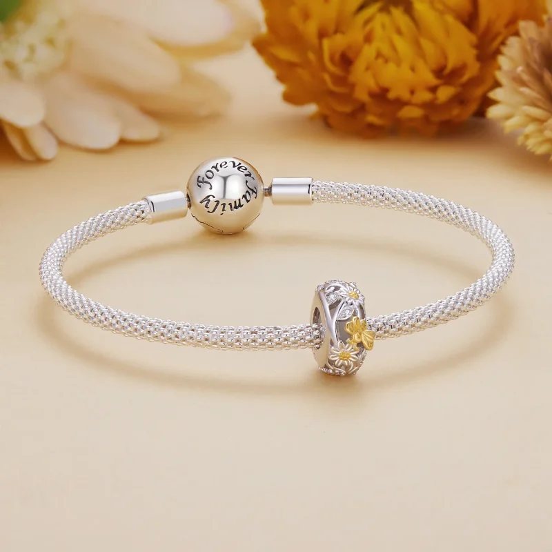 (immagine per) Pandora Style Daisy Bee Silicone Spacer - BSC819 - Visualizza 5