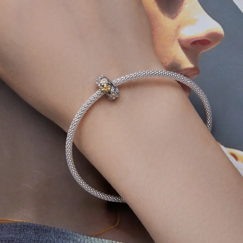 (immagine per) Pandora Style Daisy Bee Silicone Spacer - BSC819 - Visualizza 6