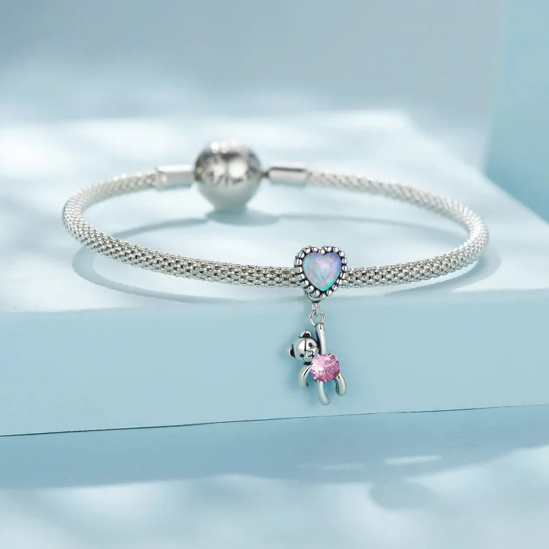 (immagine per) Pandora Style Dangle Bear - SCC2591 - Visualizza 4