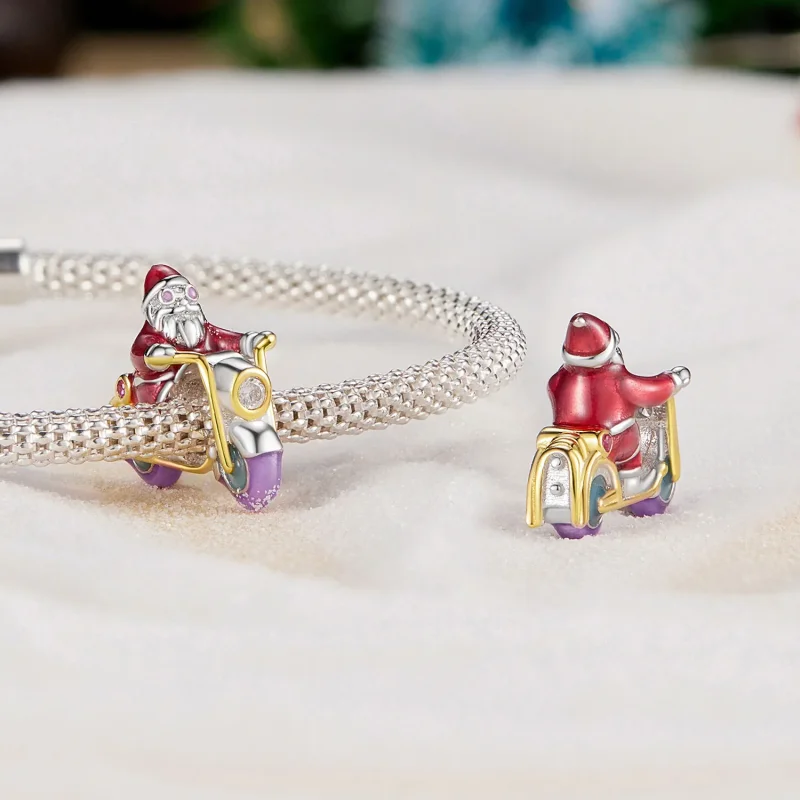 (immagine per) Pandora Style Luminous Santa Claus Is Here Charm - SCC2645 - Visualizza 4