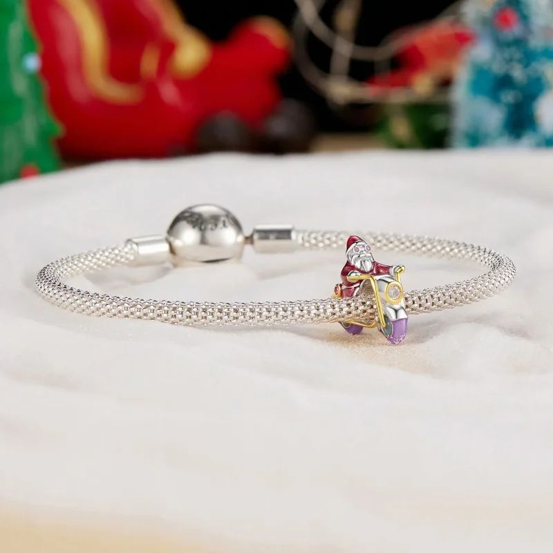 (immagine per) Pandora Style Luminous Santa Claus Is Here Charm - SCC2645 - Visualizza 5