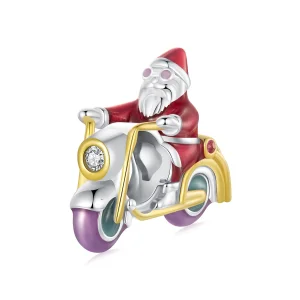 (immagine per) Pandora Style Luminous Santa Claus Is Here Charm - SCC2645
