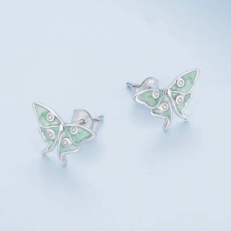 (immagine per) Pandora Style Orecchini a Perno Farfalla del Mago di Oz - BSE828 - Visualizza 4