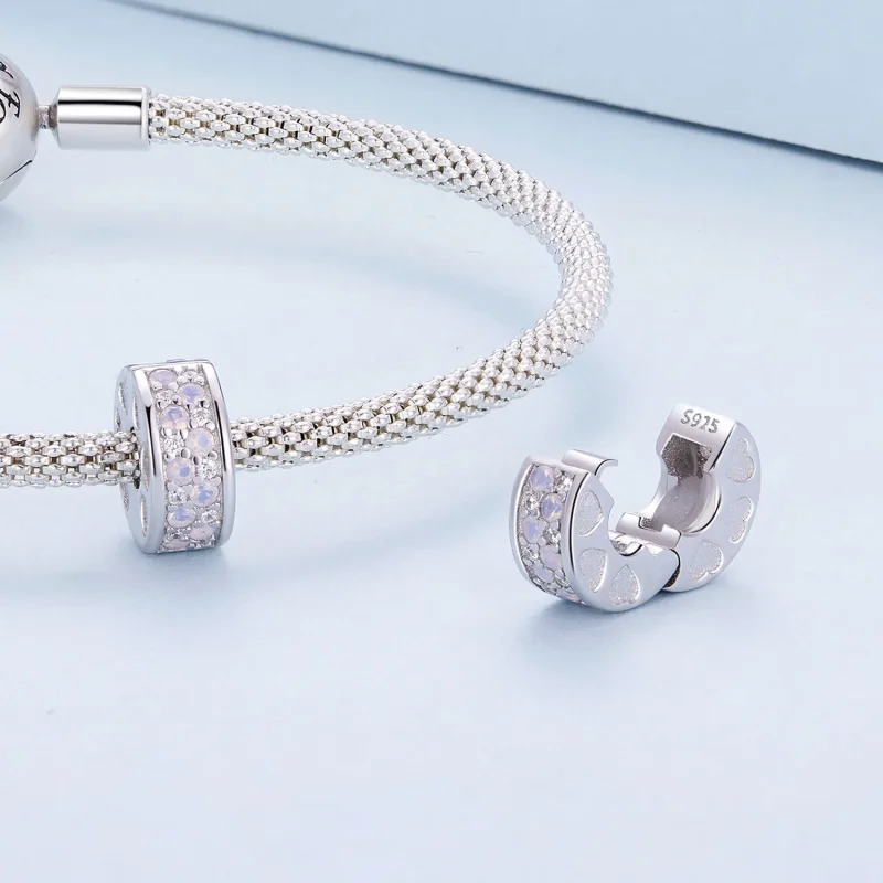 (immagine per) Pandora Style Pink Symphony Clip - BSC929 - Visualizza 4
