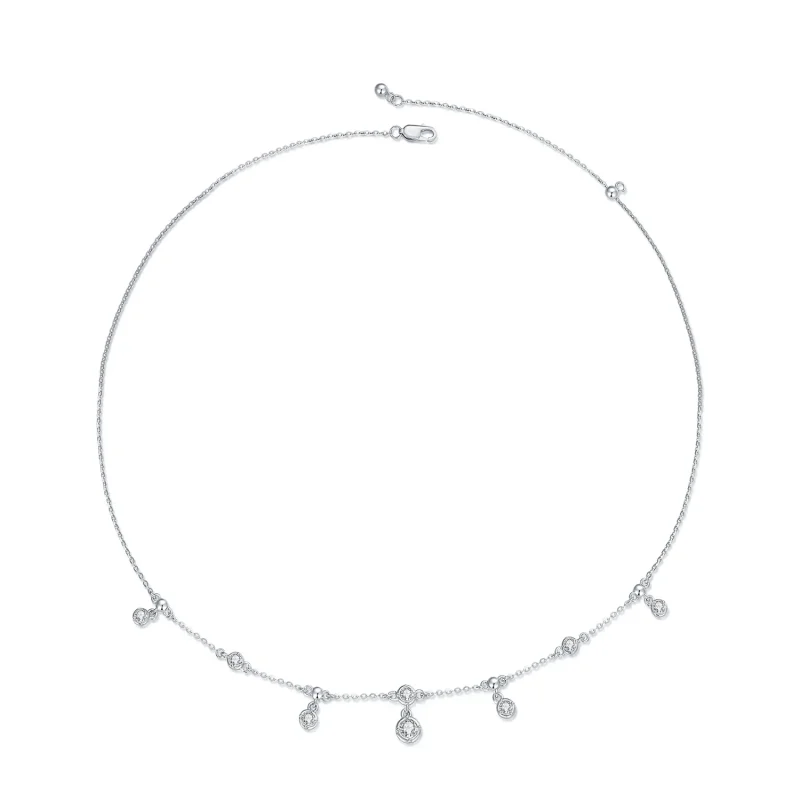 (immagine per) Pandora Style Sparkling Tassel Choker - BSN360