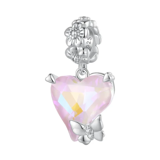 (immagine per) Pendente a farfalla stile Pandora Mocha Dangle - BSC809