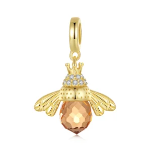 (immagine per) Pendente a forma di ape dorata stile Pandora - SCC035-B