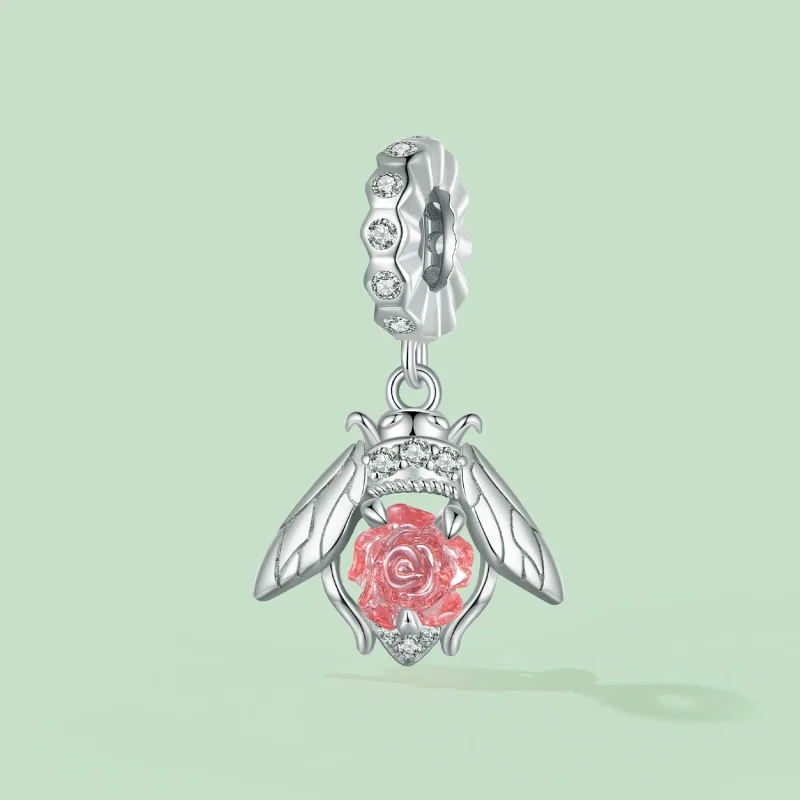 (immagine per) Pendente a forma di ape sensibile alla luce in stile Pandora - SCC2598 - Visualizza 3