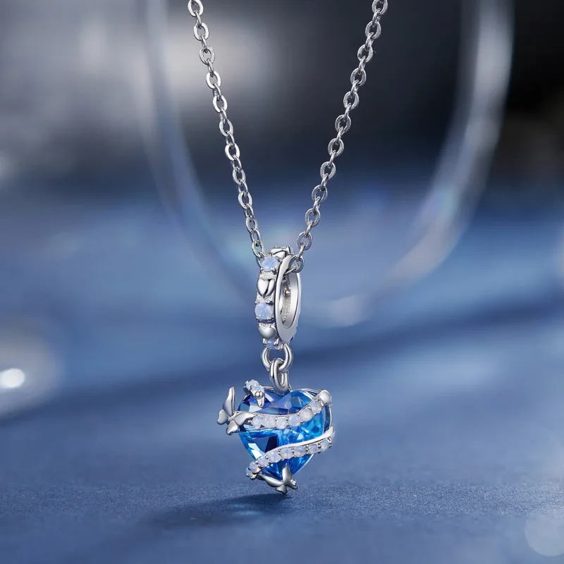 (immagine per) Pendente a forma di cuore magico stile Pandora - SCC2535 - Visualizza 2