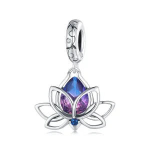 (immagine per) Pendente a forma di fiore di loto stile Pandora - SCC2562