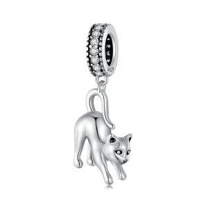 (immagine per) Pendente a forma di gatto stile Pandora - SCC2595