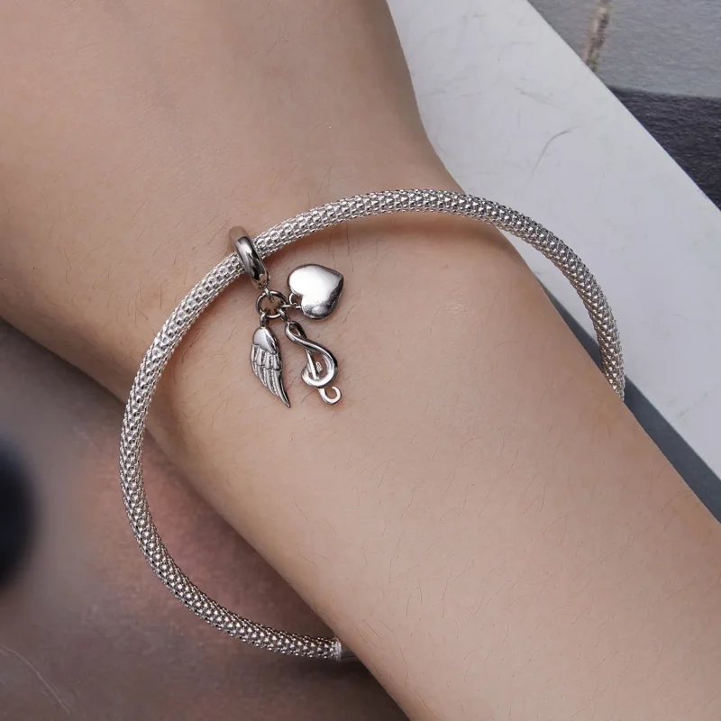 (immagine per) Pendente a forma di nota musicale stile Pandora - BSC814 - Visualizza 5