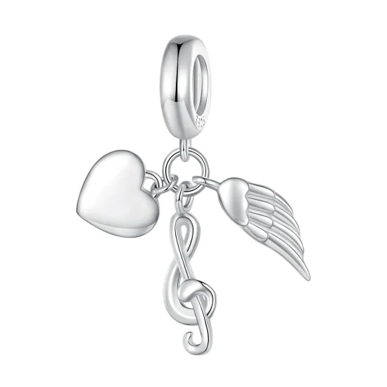 (immagine per) Pendente a forma di nota musicale stile Pandora - BSC814