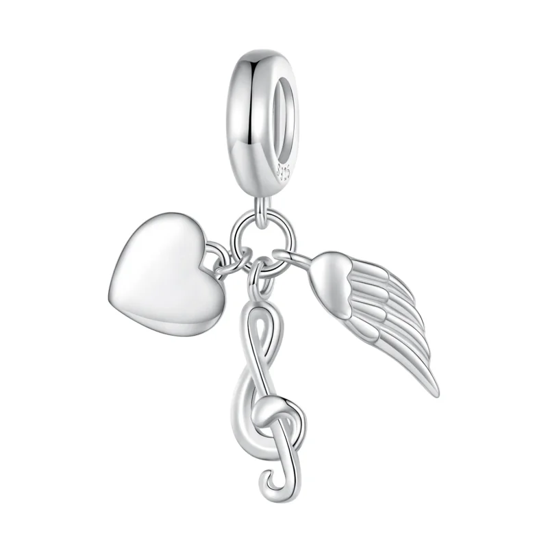 (immagine per) Pendente a forma di nota musicale stile Pandora - BSC814