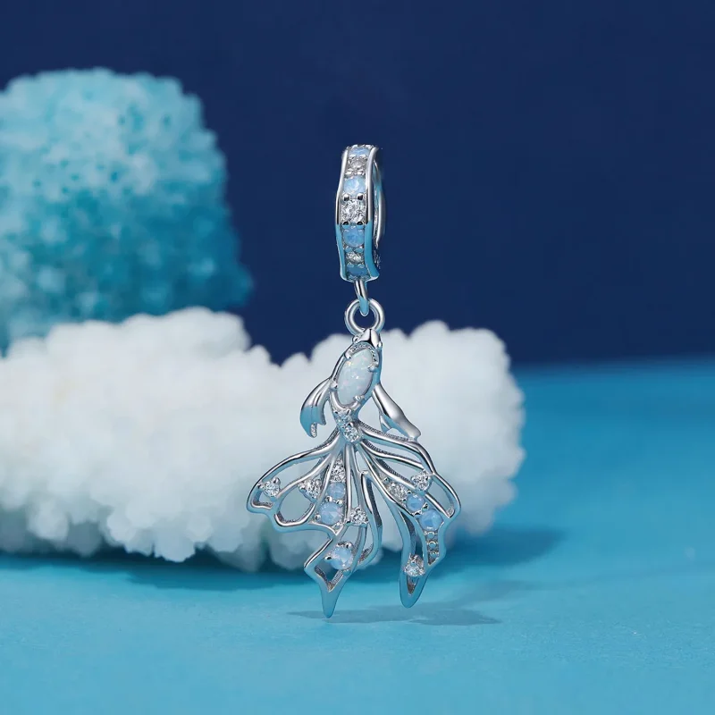 (immagine per) Pendente a forma di pesce betta stile Pandora - BSC917 - Visualizza 2