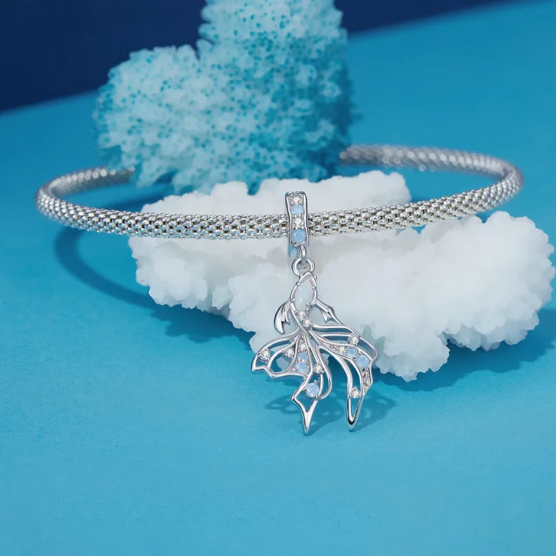(immagine per) Pendente a forma di pesce betta stile Pandora - BSC917 - Visualizza 3