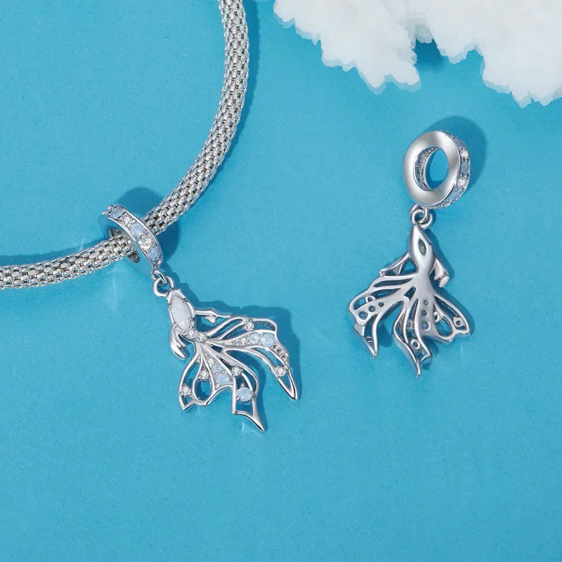 (immagine per) Pendente a forma di pesce betta stile Pandora - BSC917 - Visualizza 4