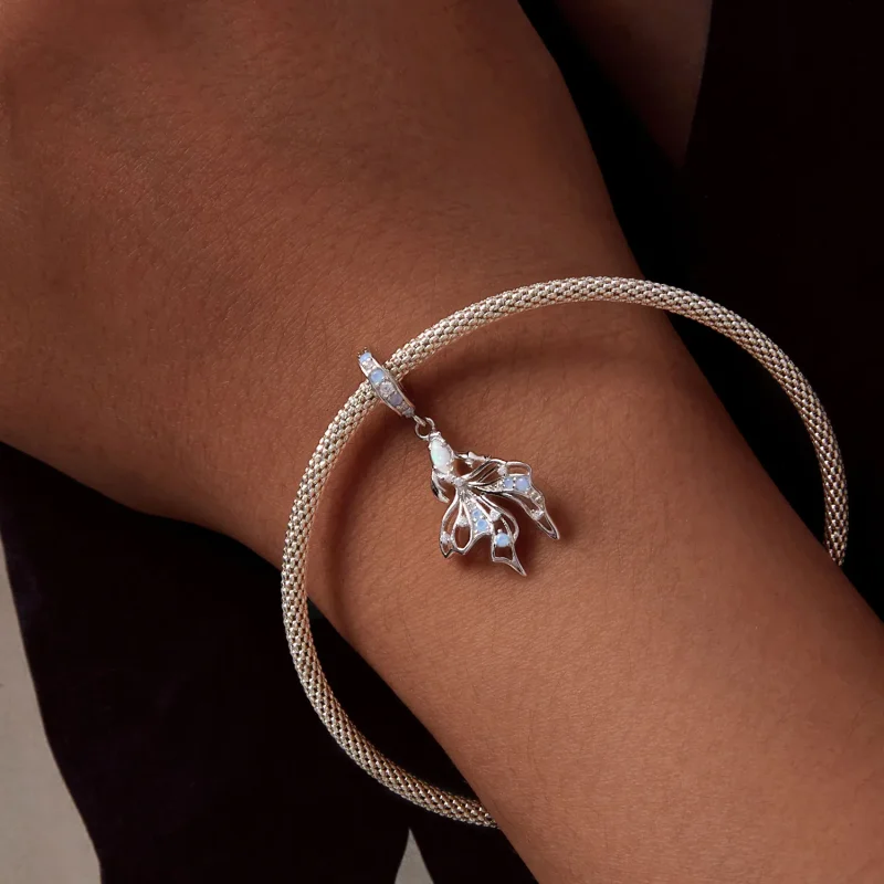 (immagine per) Pendente a forma di pesce betta stile Pandora - BSC917 - Visualizza 6