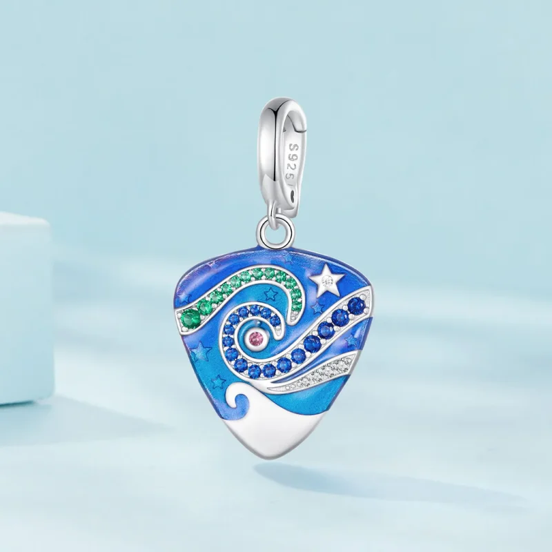 (immagine per) Pendente a forma di plettro stile Pandora - SCC2614 - Visualizza 2