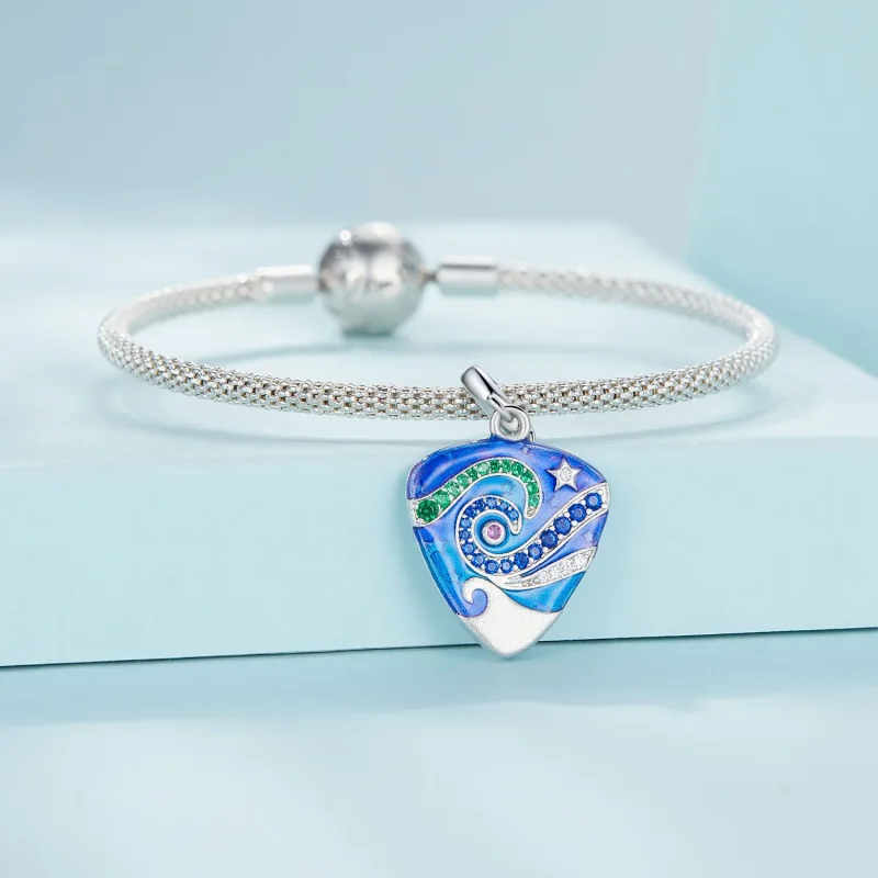 (immagine per) Pendente a forma di plettro stile Pandora - SCC2614 - Visualizza 3