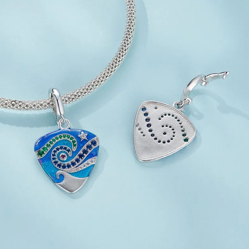 (immagine per) Pendente a forma di plettro stile Pandora - SCC2614 - Visualizza 4