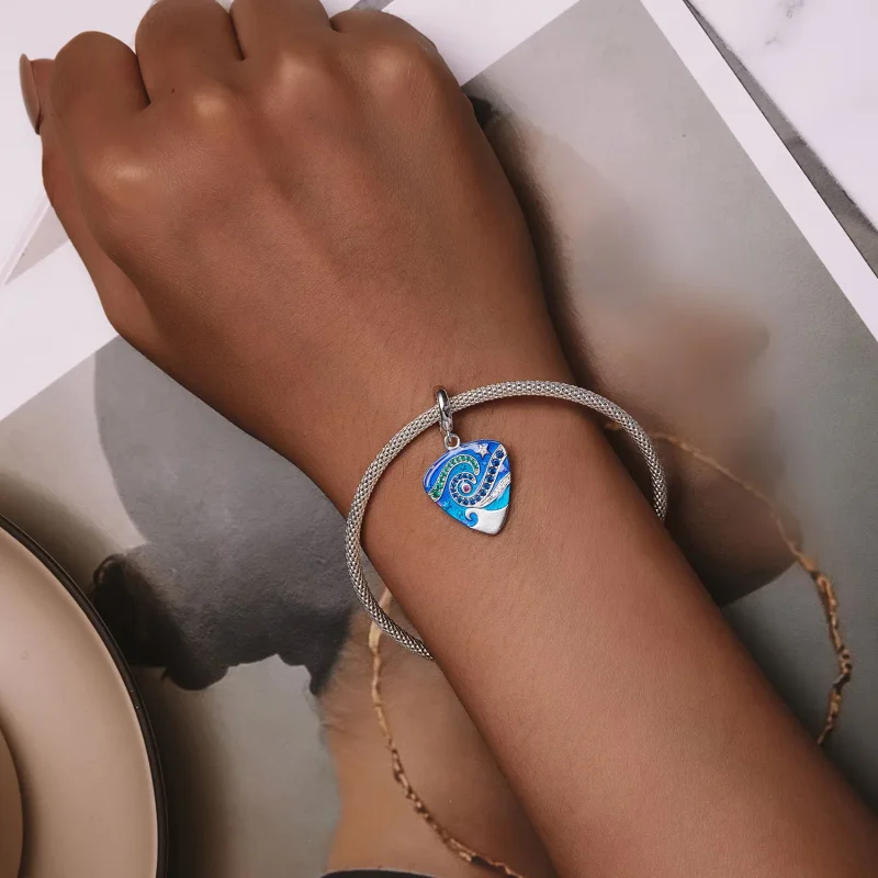 (immagine per) Pendente a forma di plettro stile Pandora - SCC2614 - Visualizza 5