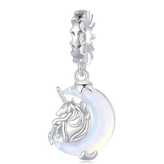(immagine per) Pendente a forma di unicorno lunare stile Pandora - BSC926
