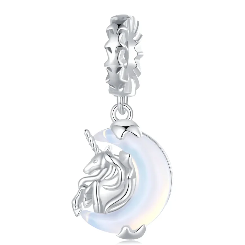 (immagine per) Pendente a forma di unicorno lunare stile Pandora - BSC926