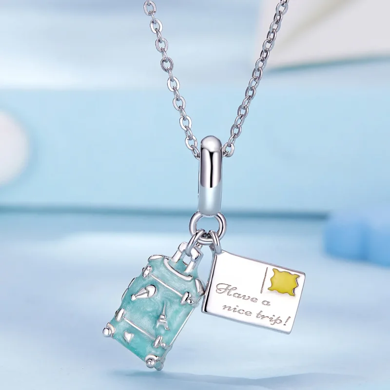 (immagine per) Pendente a forma di valigia stile Pandora - SCC2480 - Visualizza 2