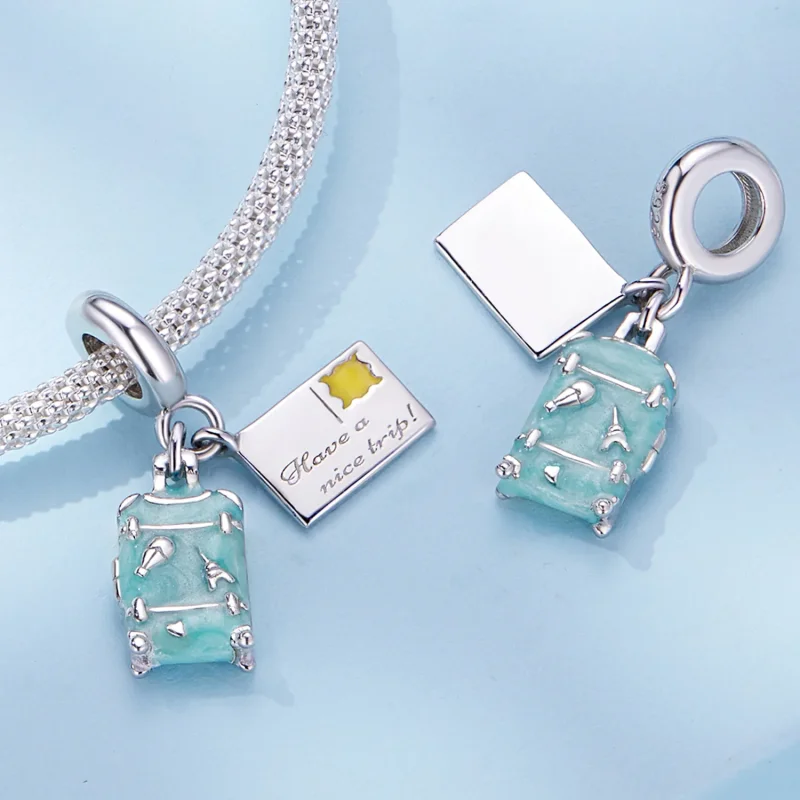 (immagine per) Pendente a forma di valigia stile Pandora - SCC2480 - Visualizza 4