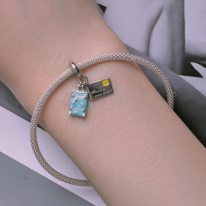 (immagine per) Pendente a forma di valigia stile Pandora - SCC2480 - Visualizza 5