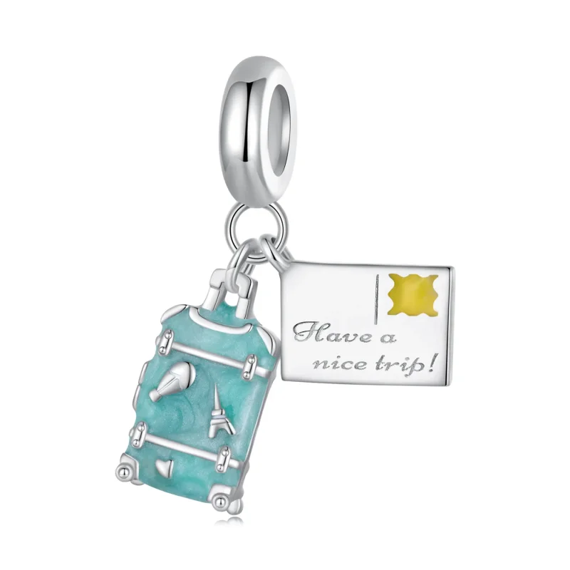 (immagine per) Pendente a forma di valigia stile Pandora - SCC2480 - Visualizza 7