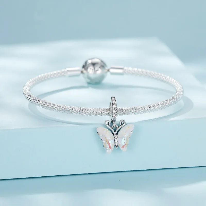 (immagine per) Pendente Farfalla Aurora Colorata in Stile Pandora - SCC2305-CF - Visualizza 3