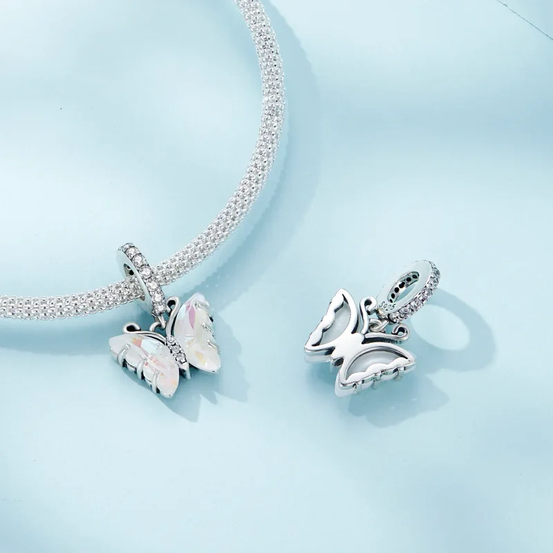 (immagine per) Pendente Farfalla Aurora Colorata in Stile Pandora - SCC2305-CF - Visualizza 4