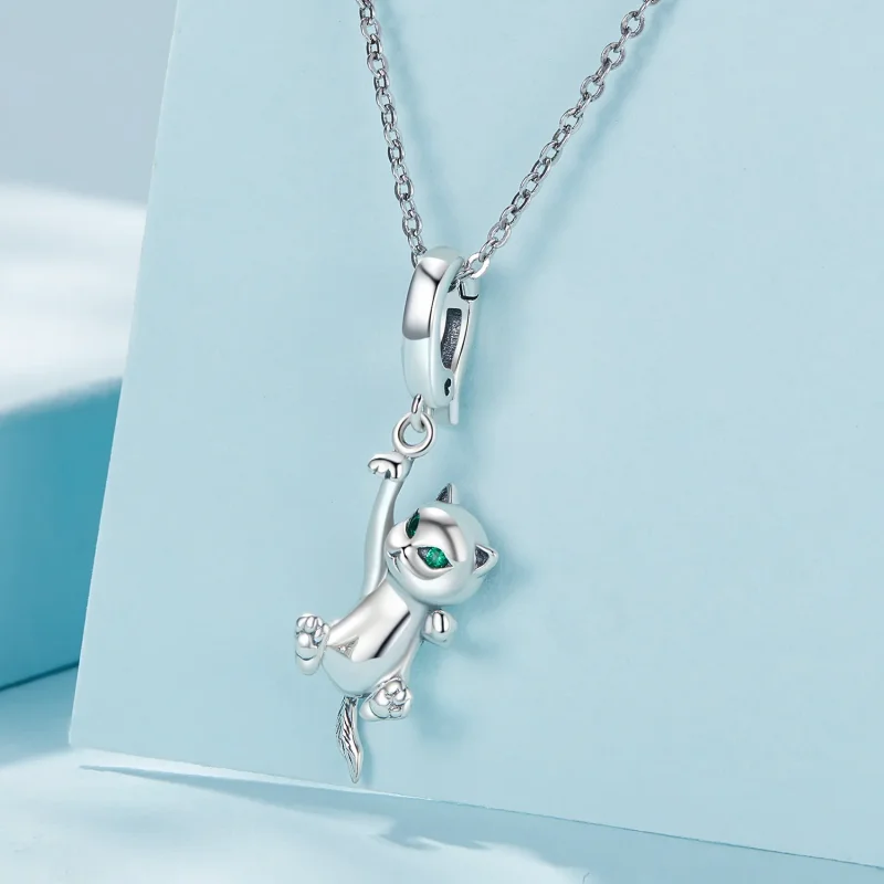 (immagine per) Pendente Gatto Stile Pandora - SCC2572 - Visualizza 3
