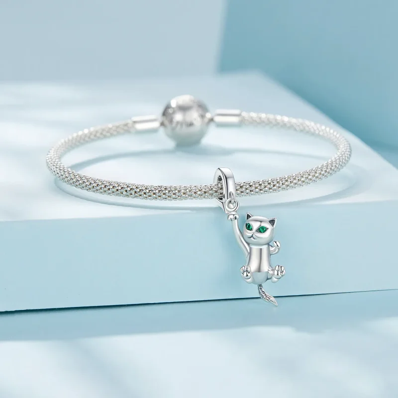 (immagine per) Pendente Gatto Stile Pandora - SCC2572 - Visualizza 4