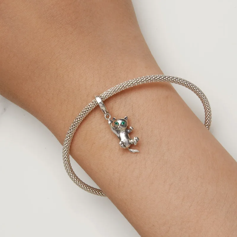 (immagine per) Pendente Gatto Stile Pandora - SCC2572 - Visualizza 8