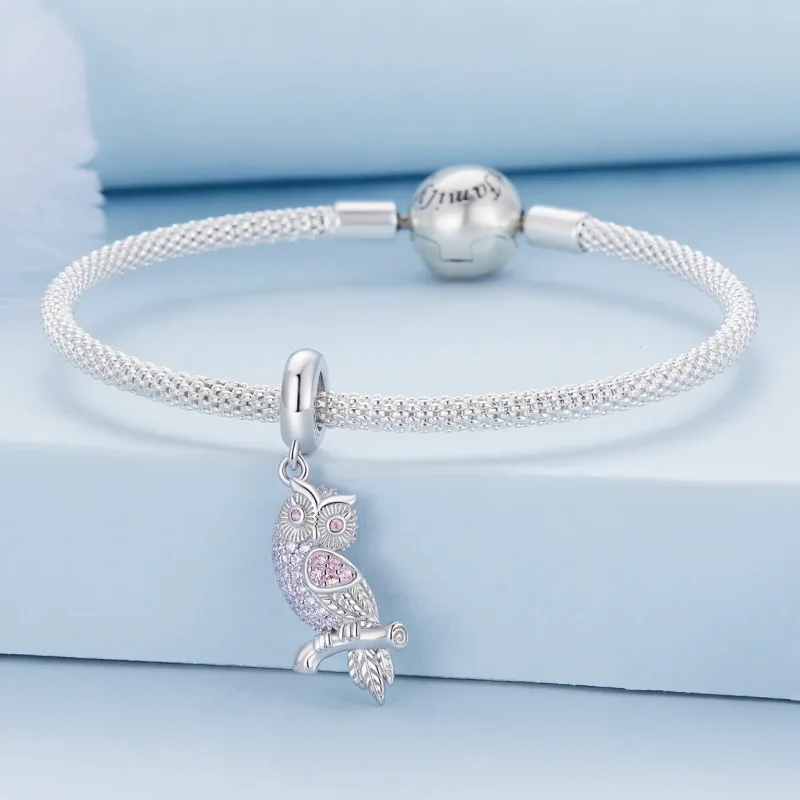 (immagine per) Pendente gufo stile Pandora - BSC832 - Visualizza 3