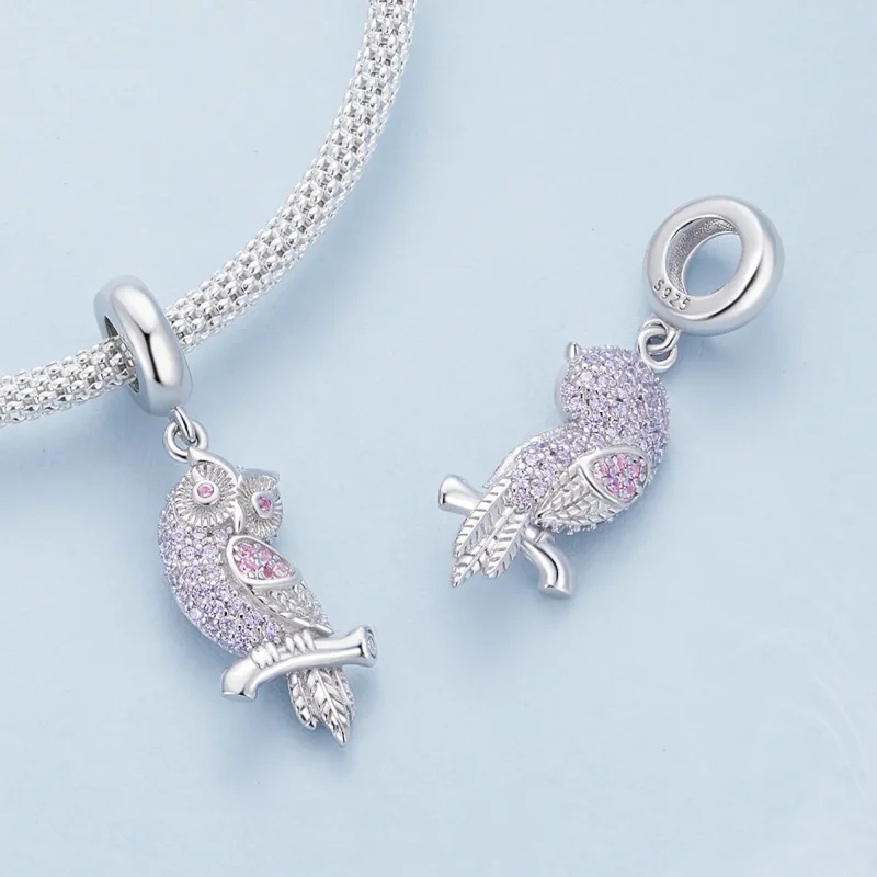 (immagine per) Pendente gufo stile Pandora - BSC832 - Visualizza 4