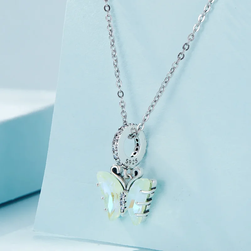 (immagine per) Pendente Pandora Stile Farfalla Aurora Verde - SCC2305-GN - Visualizza 2