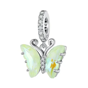 (immagine per) Pendente Pandora Stile Farfalla Aurora Verde - SCC2305-GN