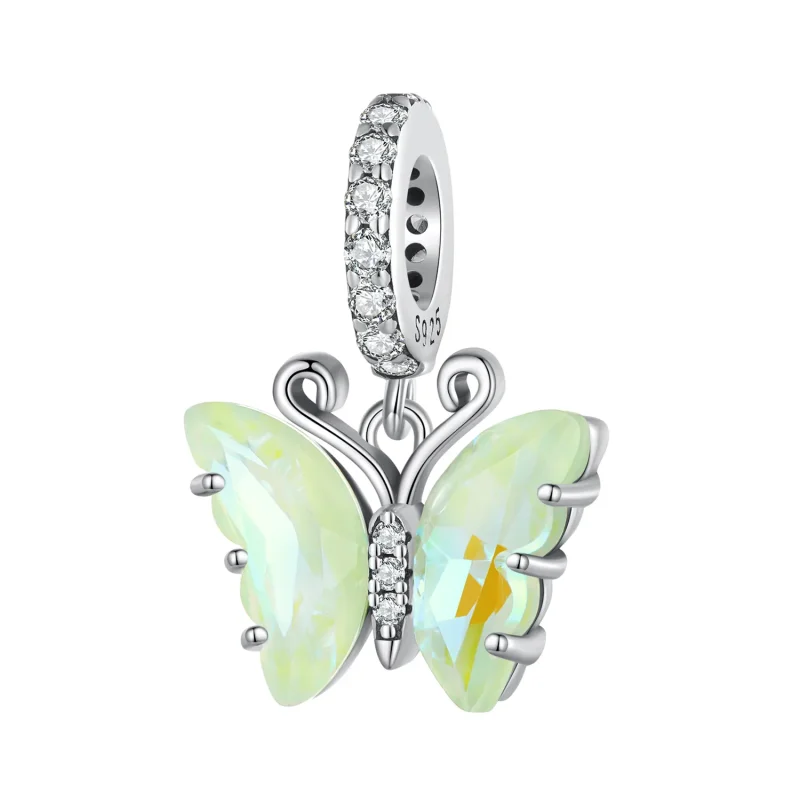(immagine per) Pendente Pandora Stile Farfalla Aurora Verde - SCC2305-GN