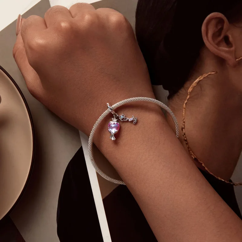 (immagine per) Pendente Pandora Style Pink Candy - SCC2640 - Visualizza 4