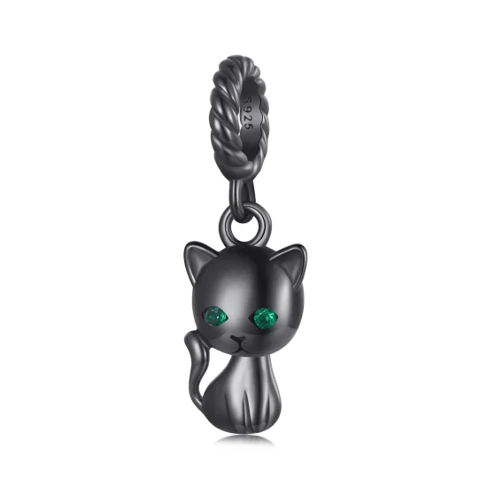 (immagine per) Pendente stile Pandora a forma di gatto - SCX122-D